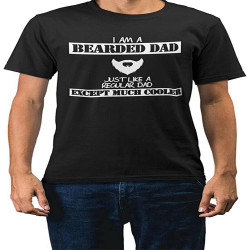 Bearded Dad Funny Slogan Mens Regular Fit T-Shirts Bearded Dad Funny Slogan Mens Regular Fit T-Shirts