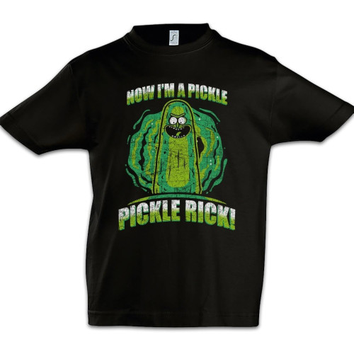 Pickle Rick Kids Boys Children T-Shirt Black Size Pickle Rick Kids Boys Children T-Shirt Black Size