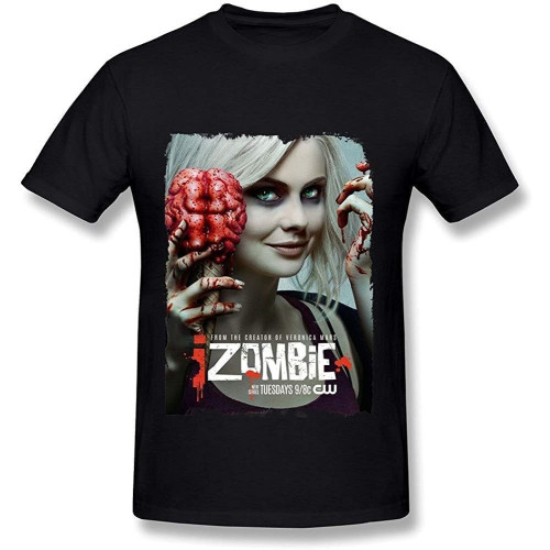 Crime Tv Izombie T Shirt for Men Black Crime Tv Izombie T Shirt for Men Black