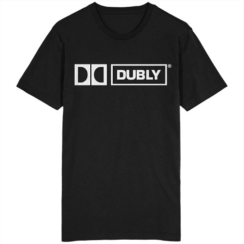 Dubly T Shirt Spinal Tap Dolby Digital Logo Heavy Metal Retro 80s Mens