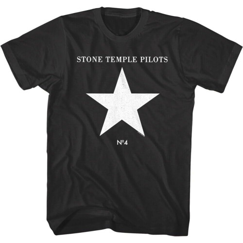 Stone Temple Pilots Star No 4 Men's T Shirt Rock Band Album Concert Tour Merch Stone Temple Pilots Star No 4 Men's T Shirt Rock Band Album Concert Tour Merch