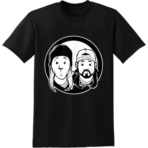 Jay and Silent Bob Just Jay and Silent Bob T-Shirt Unisex Streetwear Printed Short Sleeve Tee Shirt Black Men's Jay and Silent Bob Just Jay and Silent Bob T-Shirt Unisex Streetwear Printed Short Sleeve Tee Shirt Black Men's
