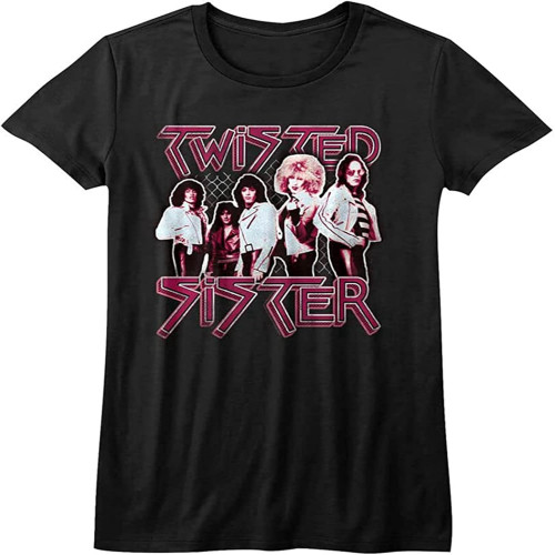 Twisted Sister Group Picture T Shirt Glam Rock Heavy Metal Band Merch Twisted Sister Group Picture T Shirt Glam Rock Heavy Metal Band Merch