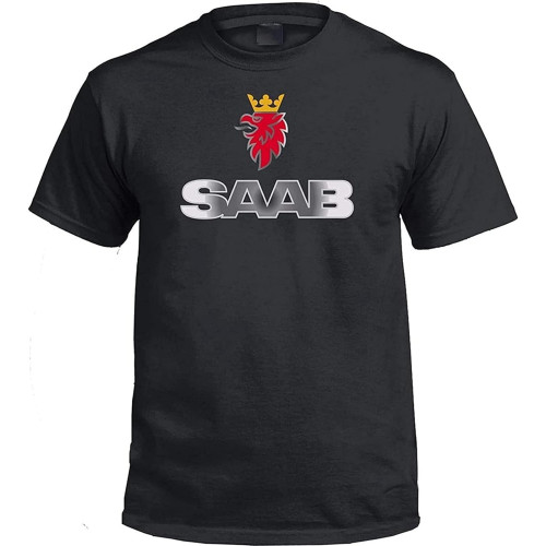 Saab T Shirt Fashion Cotton Tee&Tops for Men