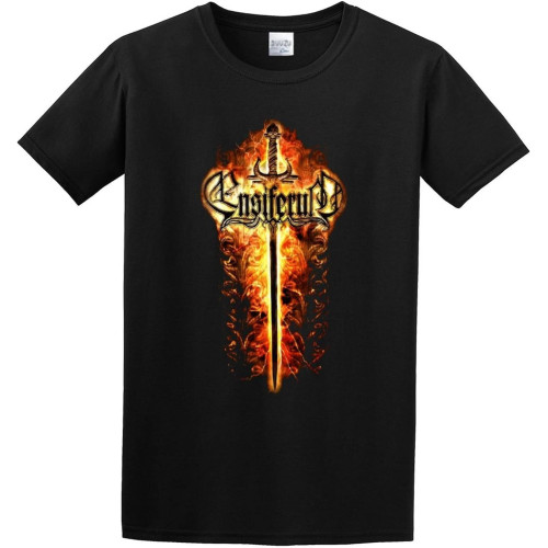 Men's Ensiferum Sword T-Shirt Print Tees Short Sleeve O Neck Men's Ensiferum Sword T-Shirt Print Tees Short Sleeve O Neck