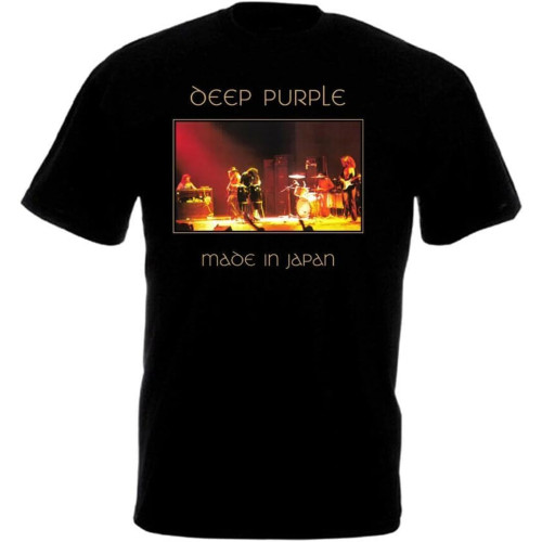 Deep Purple Made in Japan t-Shirt Hard Rock Band Black