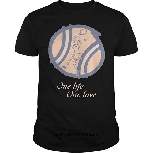 Funny Men T Shirt Novelty Tshirt One Life One Love Cool T-Shirt