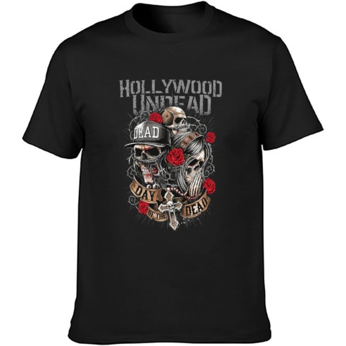 Hollywood Undead Men's T-Shirt Black Tee Hollywood Undead Men's T-Shirt Black Tee