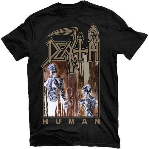 Death Human Mens T-Shirt! Relapse Records TS4220 Black