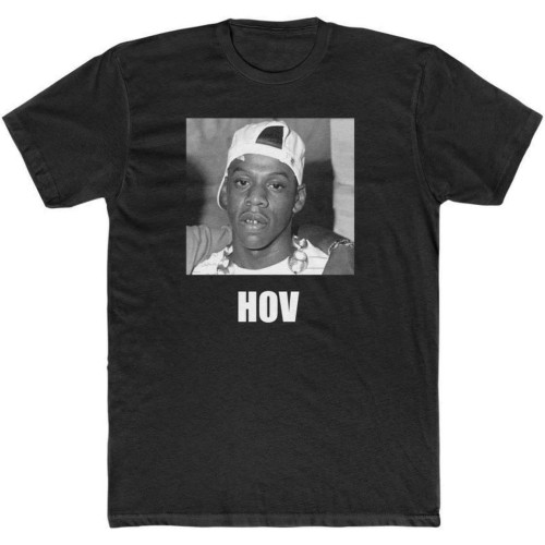 Jay Z Hip Hop T-Shirt (Young Hov) Unisex Black S-5XL
