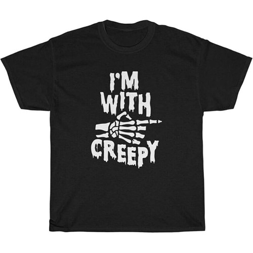 I' Creepy Skeleton Fingers Gothic HalloweenHeavy Cotton Tee T Shirt I' Creepy Skeleton Fingers Gothic HalloweenHeavy Cotton Tee T Shirt
