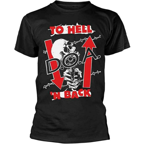 D.O.A. to Hell N Back Men T Shirt DOA D.O.A. to Hell N Back Men T Shirt DOA