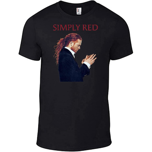 Simply Red Mens Women T Shirt 100% Cotton Hits Stars New Flame Cd Book Mick Hucknall Life Blue Vinyl B Simply Red Mens Women T Shirt 100% Cotton Hits Stars New Flame Cd Book Mick Hucknall Life Blue Vinyl B