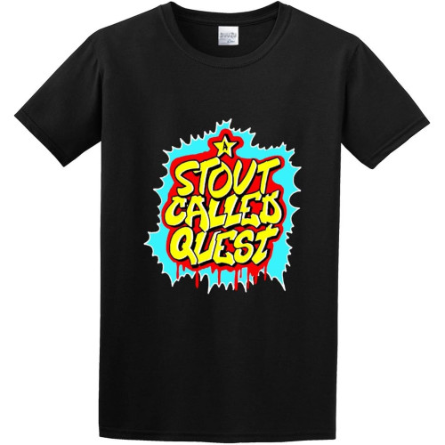 Stout Called Quest Mens 100% Cotton Tshirt Stout Called Quest Mens 100% Cotton Tshirt