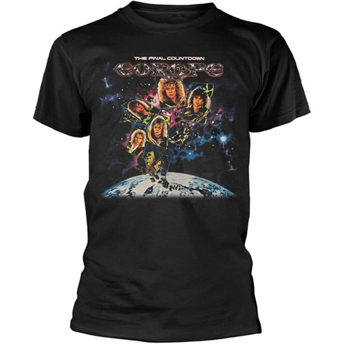 Europe The Final Countdown Album Black Mens t-Shirt