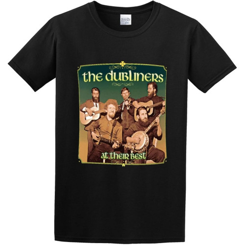 The Dubliners The Best of The Dubliners Mens 100% Cotton Tshirt The Dubliners The Best of The Dubliners Mens 100% Cotton Tshirt