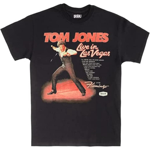 Tom Jones - Live in Las Vegas Men T-Shirt Tom Jones - Live in Las Vegas Men T-Shirt