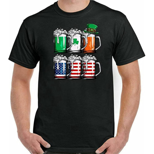 ST. Patrick's Day Mens T Shirt 100% Cotton, Paddy's Irish Ireland Men's Tee 100% Cotton ST. Patrick's Day Mens T Shirt 100% Cotton, Paddy's Irish Ireland Men's Tee 100% Cotton