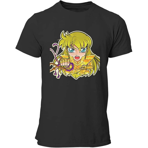 Men Shaka Virgo Chibi Saint Saiye Knight of Zodiacs Anime Cavaleiros Do Zodiaco Ikki Graphic Funny Creative Tees Men Shaka Virgo Chibi Saint Saiye Knight of Zodiacs Anime Cavaleiros Do Zodiaco Ikki Graphic Funny Creative Tees