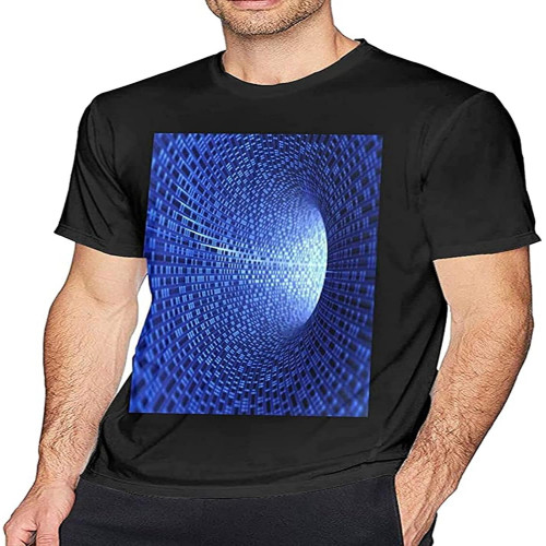 3D Printed Neon Abstract Casual Short Sleeve T-Shirts with Cool Designs Men's Graphic Tees Printed