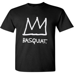 Yustery Basquiat Crown Adult Men T-Shirt Yustery Basquiat Crown Adult Men T-Shirt