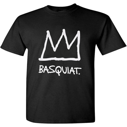 Yustery Basquiat Crown Adult Men T-Shirt Yustery Basquiat Crown Adult Men T-Shirt