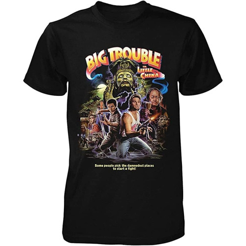 YoGos John Carpenter' Big Trouble in Little China T Shirt Funny Vintage Gift for Men YoGos John Carpenter' Big Trouble in Little China T Shirt Funny Vintage Gift for Men