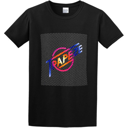 Summer Round Neck Men T-Shirt Trapeze Band Trapeze T-Shirt