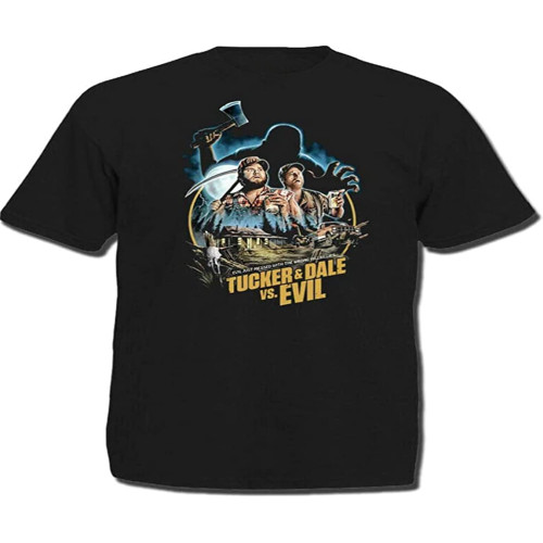 Tucker & Dale Vs. Evil 2010 Old Movie Horror Men's T-Shirt Tucker & Dale Vs. Evil 2010 Old Movie Horror Men's T-Shirt