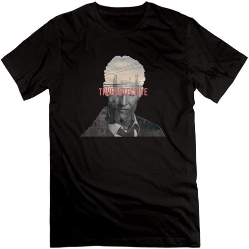 Men's True Detective Double Exposure T-Shirts Men's True Detective Double Exposure T-Shirts