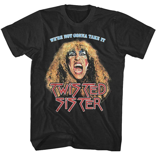Twisted Sister We're Not Gonna Take It Men's T Shirt Dee Snider Stay Hungry Twisted Sister We're Not Gonna Take It Men's T Shirt Dee Snider Stay Hungry