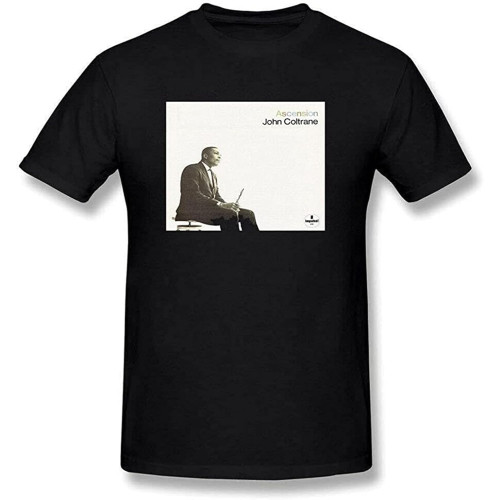 Mens Music T-Shirt John Coltrance Ascention Graphic Print Tee Mens Music T-Shirt John Coltrance Ascention Graphic Print Tee