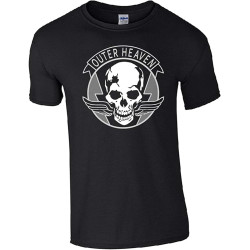 Outer Heaven T-Shirt - Metal Gear Solid V 5 Sign Gaming Logo Fan Gift Mens Top Black Outer Heaven T-Shirt - Metal Gear Solid V 5 Sign Gaming Logo Fan Gift Mens Top Black