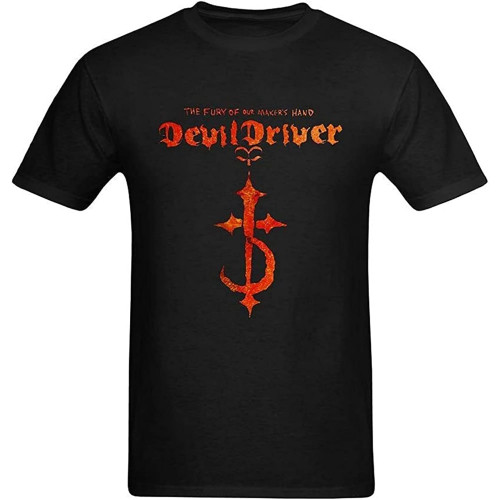 Men's Devildriver Heavy Metal Logo T Shirt Men's Devildriver Heavy Metal Logo T Shirt