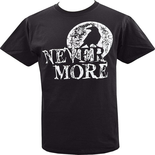 Mens T Shirt Edgar Allan Poe Raven Nevermore Goth Gothic Halloween Crow Mens T Shirt Edgar Allan Poe Raven Nevermore Goth Gothic Halloween Crow