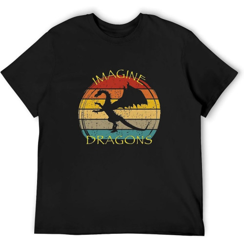 Imagine Magical and Mythical Fantasy Dragons Ii Men's T Shirt Imagine Magical and Mythical Fantasy Dragons Ii Men's T Shirt