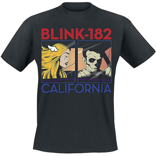 Blink 182 California Mens T Shirt Black Blink 182 California Mens T Shirt Black