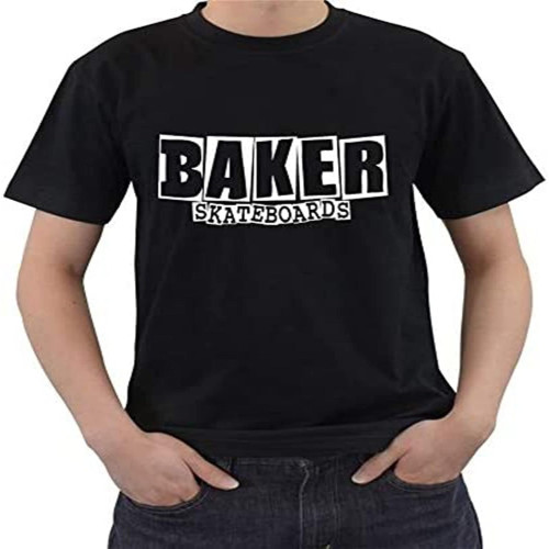 Baker Skateboards Logo Short Sleeve S T-Shirt Men Tee Shirt Tops Short Sleeve Cotton Fitness T-Shirt