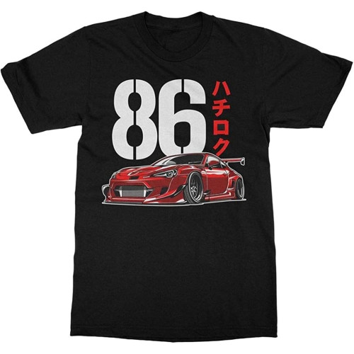 Summer Gt86 JDM Mens T Shirt FRS BRZ 100% Cotton for Man Shirts Summer Gt86 JDM Mens T Shirt FRS BRZ 100% Cotton for Man Shirts