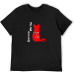 snella Depeche Meow Playing The Cat-T-Shirt snella Depeche Meow Playing The Cat-T-Shirt