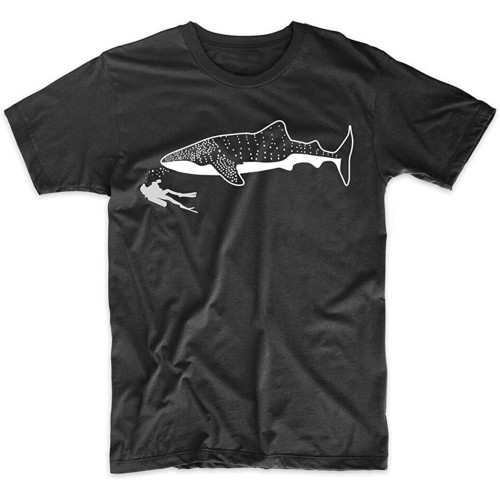 Men's Shark Shirt - Scuba Diver Swimming Whale Shark T-Shirt Shirt Top Crew Neck Unisex Short Sleeve T-Shirt