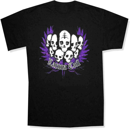 Lacuna Coil Skull Cluster Symbol Logo Black T Shirt Band Merch Crew Neck Unisex Short Sleeve T-Shirt Lacuna Coil Skull Cluster Symbol Logo Black T Shirt Band Merch Crew Neck Unisex Short Sleeve T-Shirt