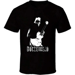 Buckethead Music Play Guitar T Shirt Mens Tee Black Buckethead Music Play Guitar T Shirt Mens Tee Black