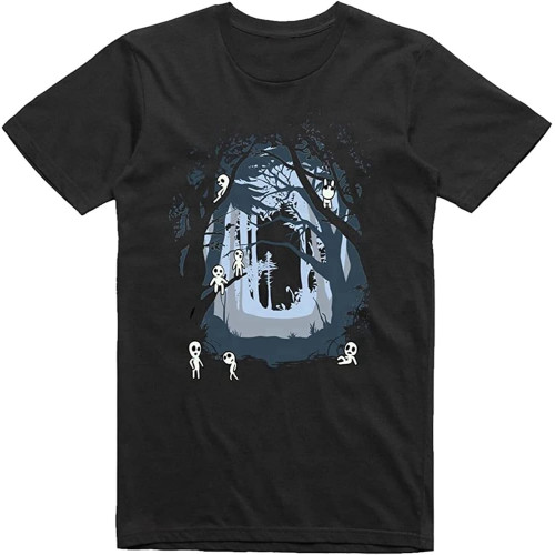 Kodama Japanese Tree Spirit T Shirt Spirits Mens Regular Fit Cotton O-Neck Unisex Short Sleeve T-Shirt Black Kodama Japanese Tree Spirit T Shirt Spirits Mens Regular Fit Cotton O-Neck Unisex Short Sleeve T-Shirt Black
