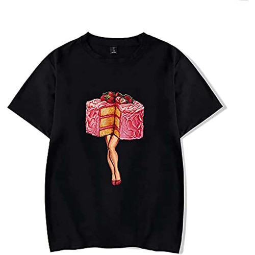 Hot Cakes Harajuku Funny T-Shirt Korean Gothic Tops Aesthetic Streetwear O-Neck Unisex Short Sleeve T-Shirt Black Hot Cakes Harajuku Funny T-Shirt Korean Gothic Tops Aesthetic Streetwear O-Neck Unisex Short Sleeve T-Shirt Black