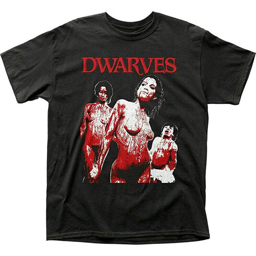 Dwarves Blood Guts and Pussy Rock N Roll Band O-Neck Unisex Short Sleeve T-Shirt Black