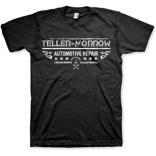 Teller Morrow Automotive Repair O-Neck Unisex Short Sleeve T-Shirt Black Teller Morrow Automotive Repair O-Neck Unisex Short Sleeve T-Shirt Black