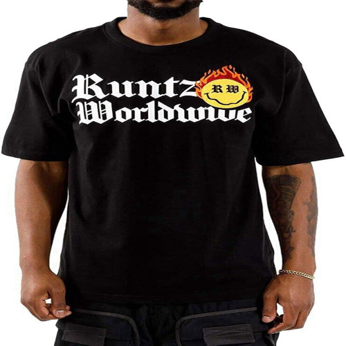 Runtz Men's World T Shirt Clothing Apparel Skateboarding O-Neck Unisex Short Sleeve T-Shirt Black Runtz Men's World T Shirt Clothing Apparel Skateboarding O-Neck Unisex Short Sleeve T-Shirt Black