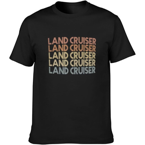 Land Cruiser Unisex Tee Shirt Men's Black T-Shirt Land Cruiser Unisex Tee Shirt Men's Black T-Shirt