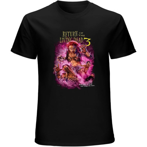 Return of The Living Dead 3 to Die Unisex Tee Shirt Men's Black T-Shirt Return of The Living Dead 3 to Die Unisex Tee Shirt Men's Black T-Shirt